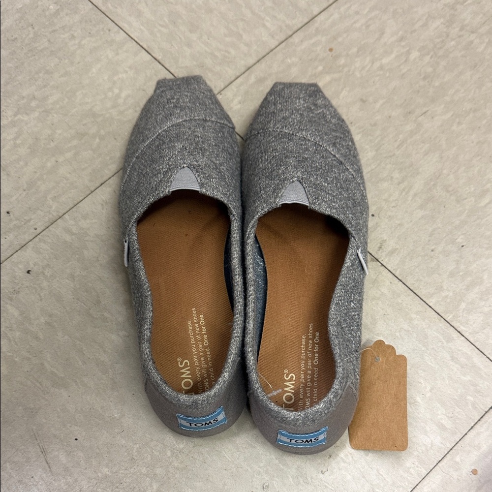 Toms Gray Women's Flats